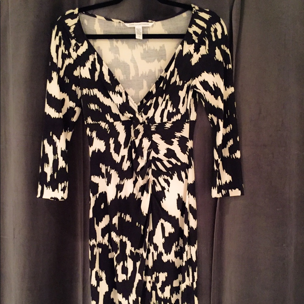 DVF silk dress, never worn
